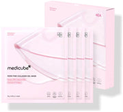 Medicube PDRN Pink Collagen Gel Mask 4 stuks – Hydraterend en Verstevigend Gelmasker met Collageen