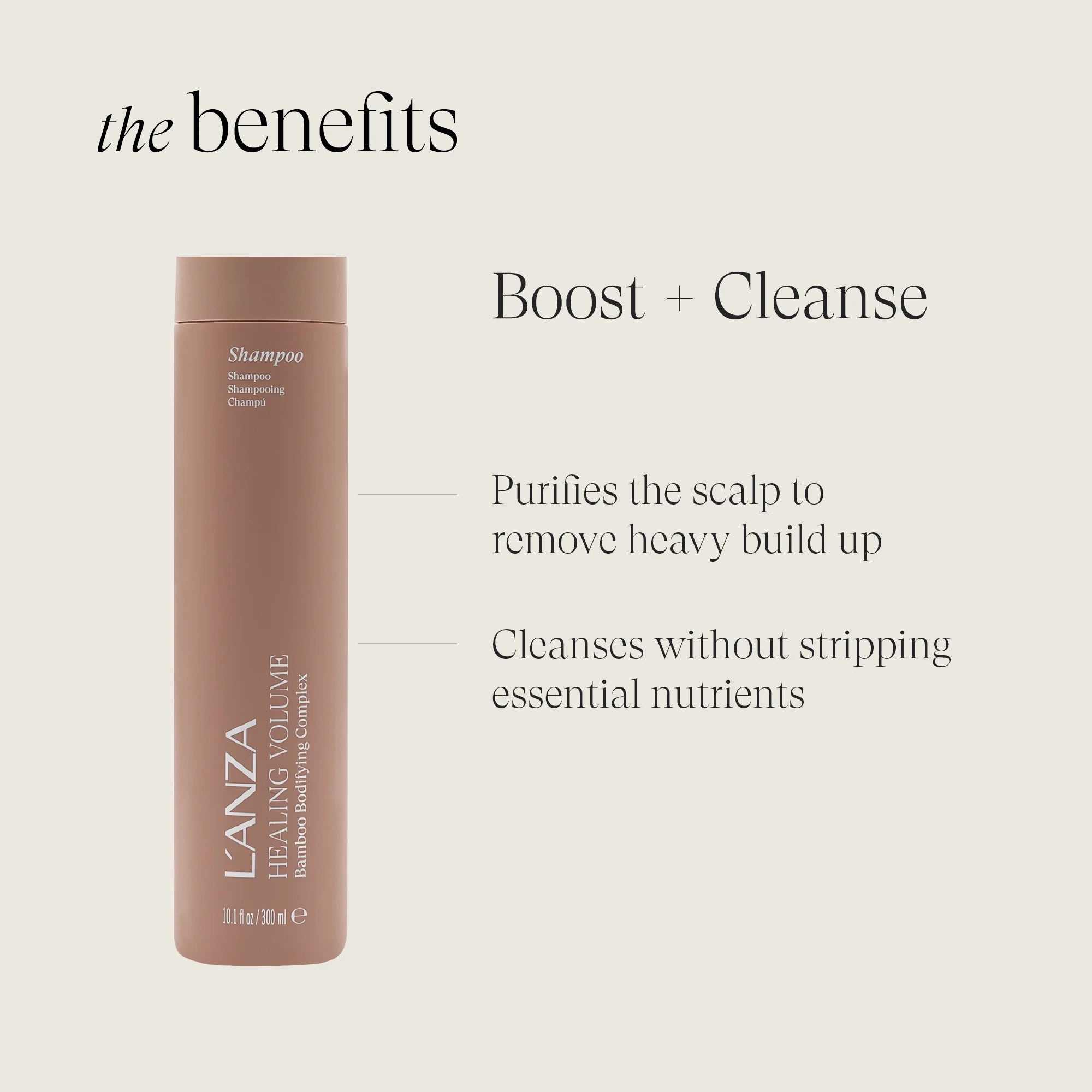 L’Anza Healing Volume Thickening Shampoo – Voor voller en dikker haar