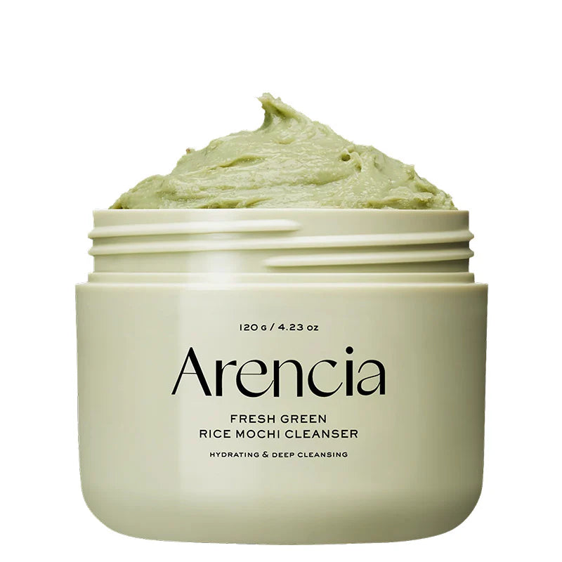 Arencia Fresh Green Rice Mochi Cleanser 120 g – Zachte Reinigingscrème met Groene Rijst voor Stralende Huid