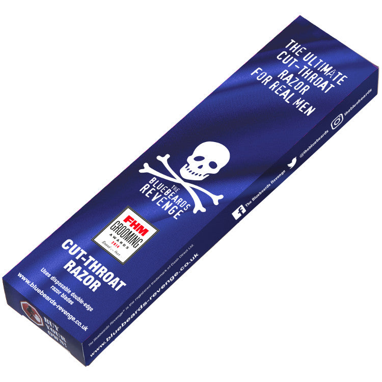 The Bluebeards Revenge Razor Combi-Set – Klassiek Barbiers Scheermes met Verwisselbare Mesjes
