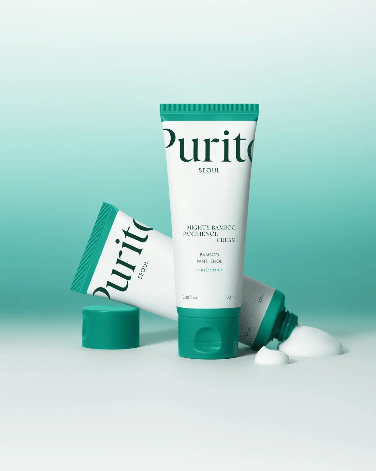 Purito Mighty Bamboo Panthenol Cream 100 ml – Herstelcrème met 10% Panthenol voor Gevoelige Huid