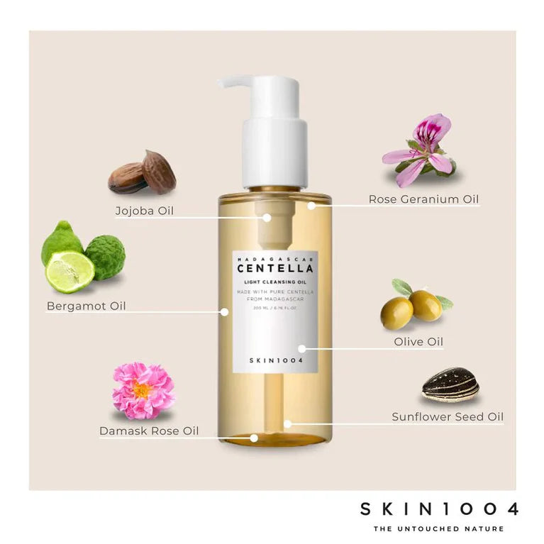 SKIN1004 Centella Light Cleansing Oil 200 ml – Zachte Reinigingsolie met Centella Asiatica