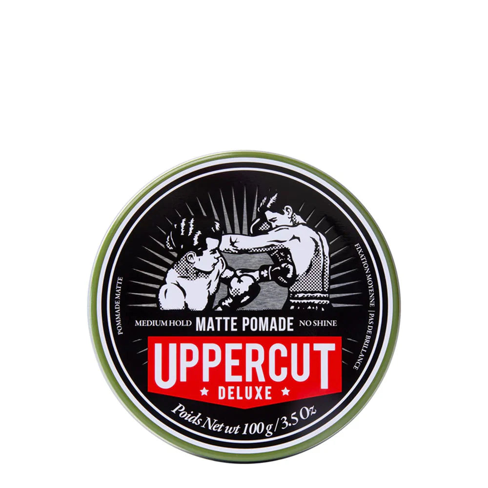 Uppercut Deluxe Matte Pomade – Sterke Hold met Natuurlijke Matte Finish