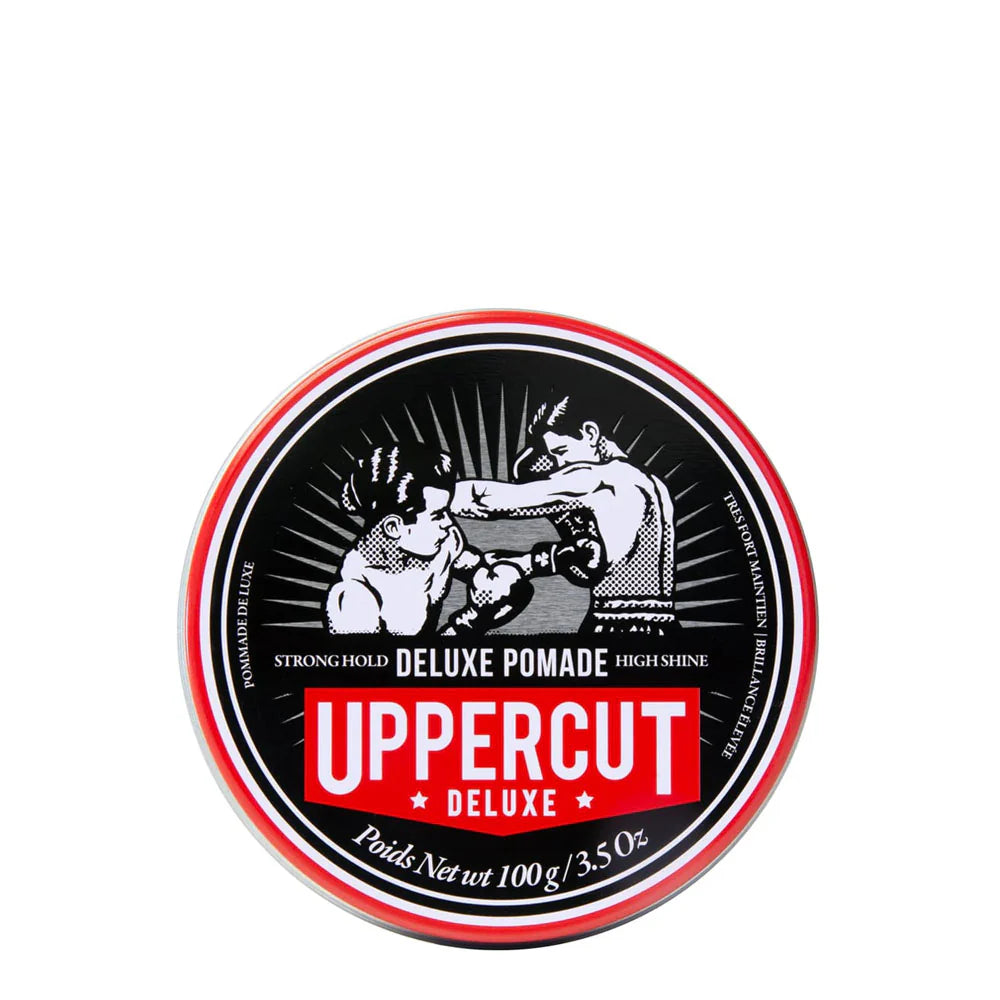 Uppercut Deluxe Pomade – Sterke Hold & Hoogglans Haarstyling
