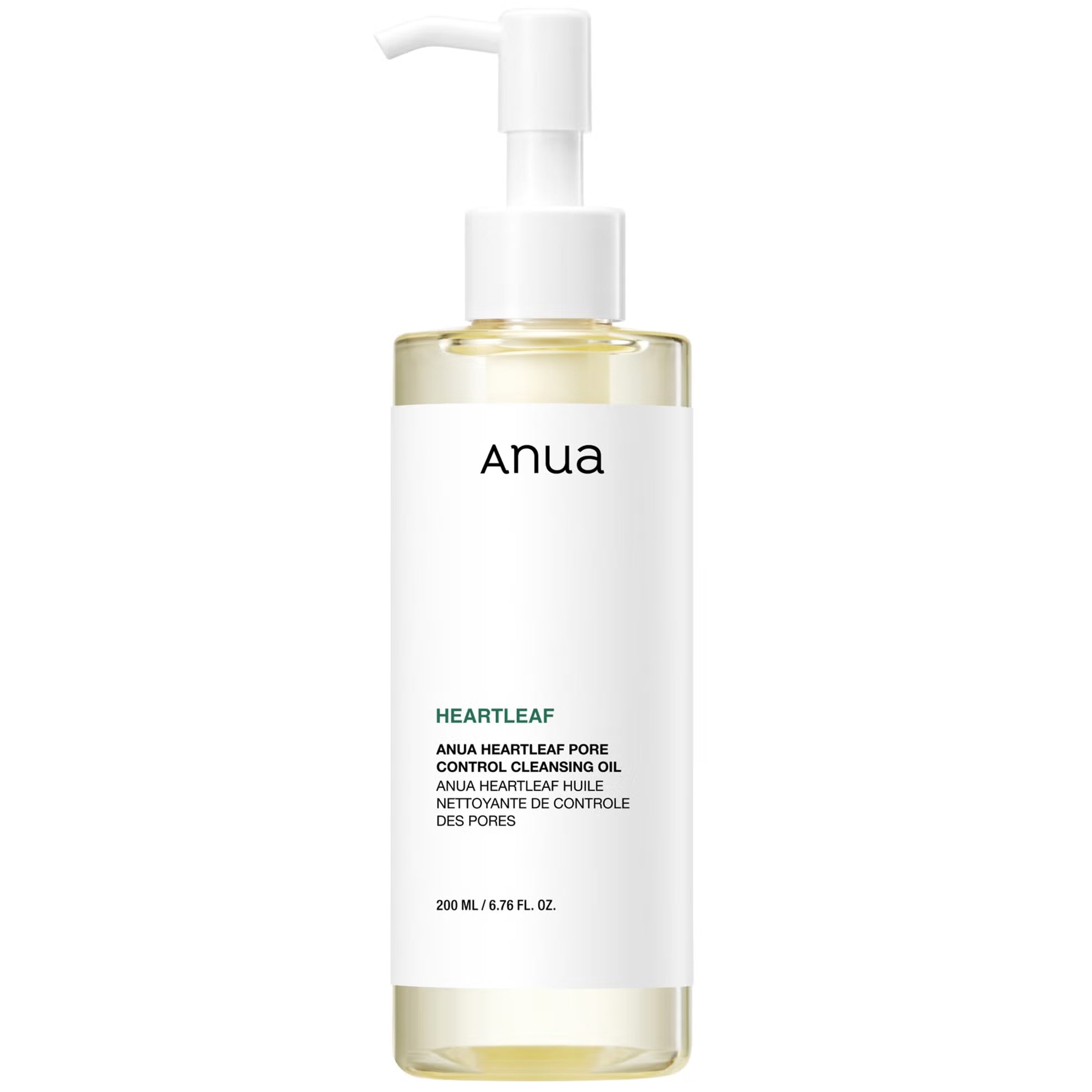 ANUA Heartleaf Pore Control Cleansing Oil 200 ml – Zuiverende Reinigingsolie voor Poriën en Gevoelige Huid