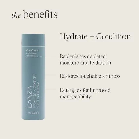 L'ANZA Healing Moisture Conditioner 950ml – Intensief Hydraterende Conditioner voor Droog en Beschadigd Haar – Professionele Salonverzorging – Nieuwe Verpakking