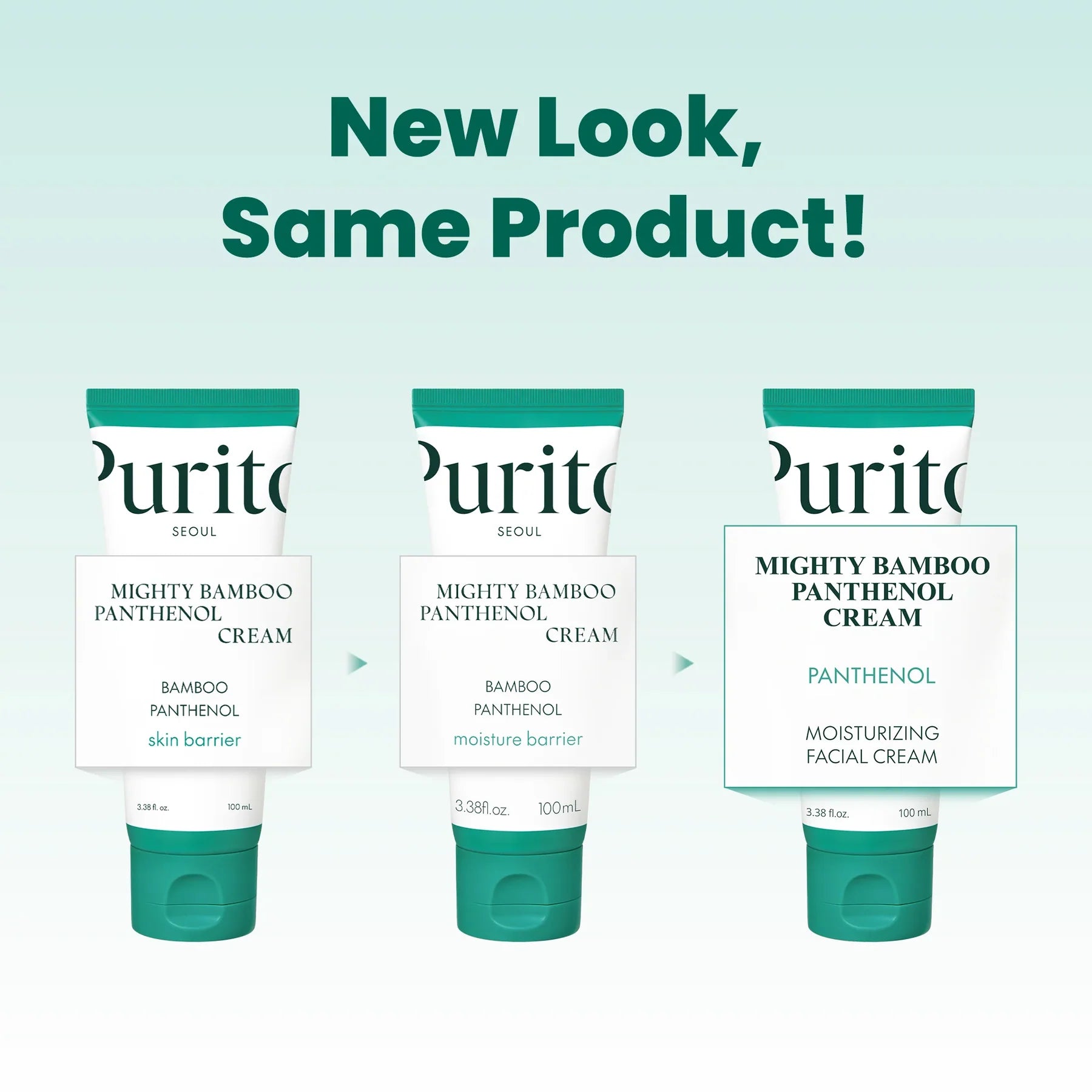 Purito Mighty Bamboo Panthenol Cream 100 ml – Herstelcrème met 10% Panthenol voor Gevoelige Huid